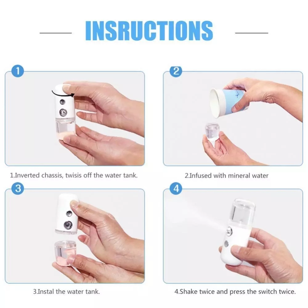 Nano Facial Mister Sprayer Por - đánh giá và giá Facial Steamer Nano
