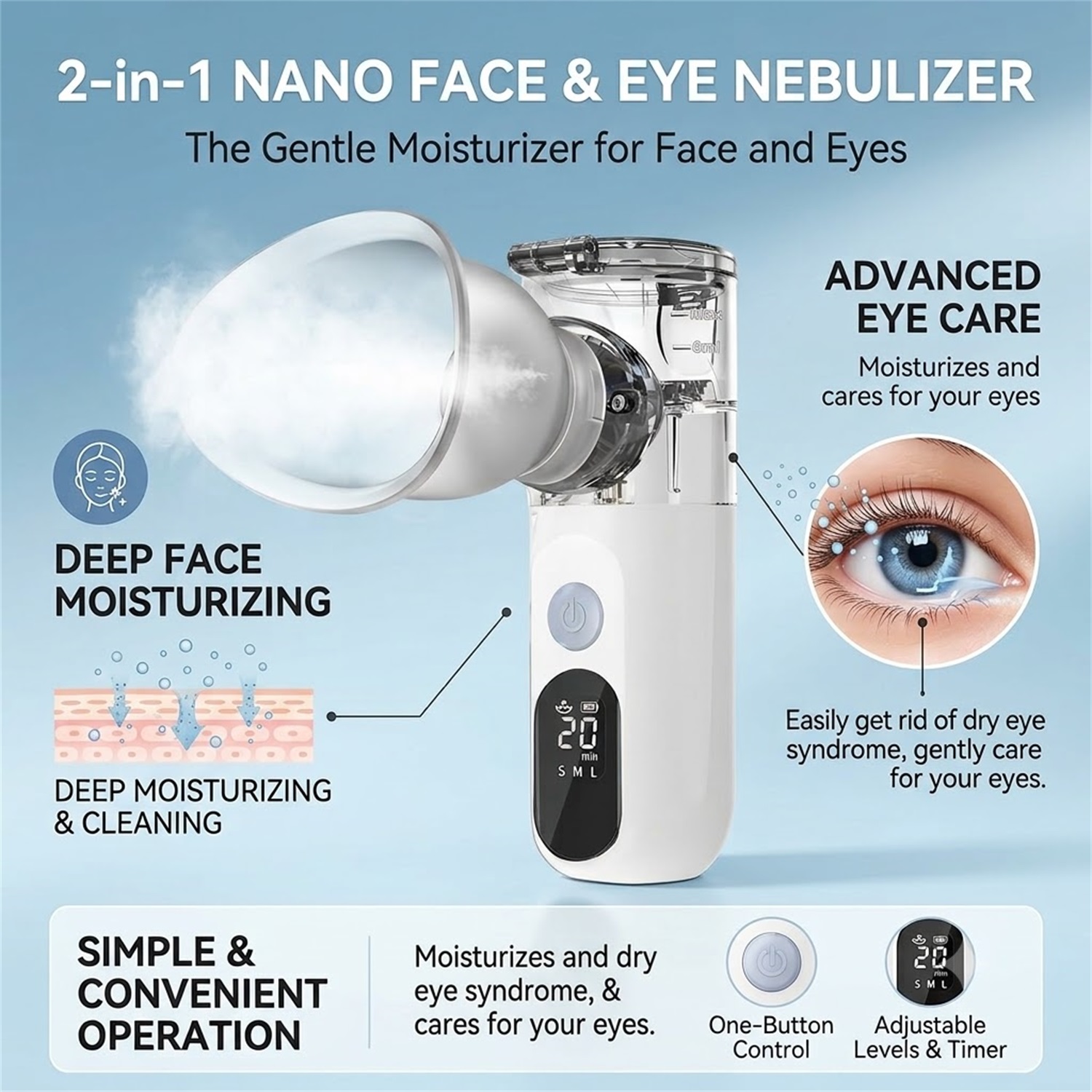 Mini Portable Facial Steamer - - đánh giá và giá Facial Steamer Nano