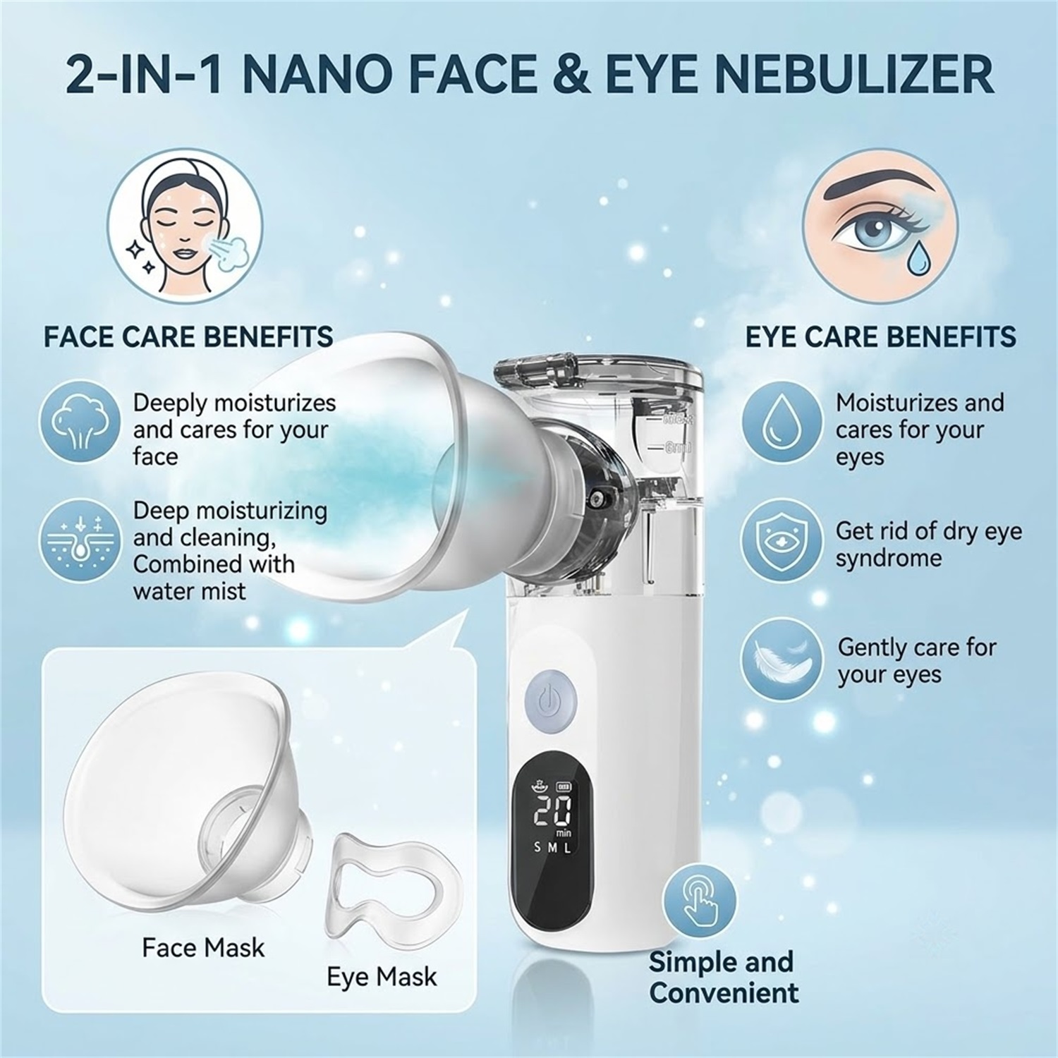 Mini Portable Facial Steamer - - đánh giá và giá Facial Steamer Nano