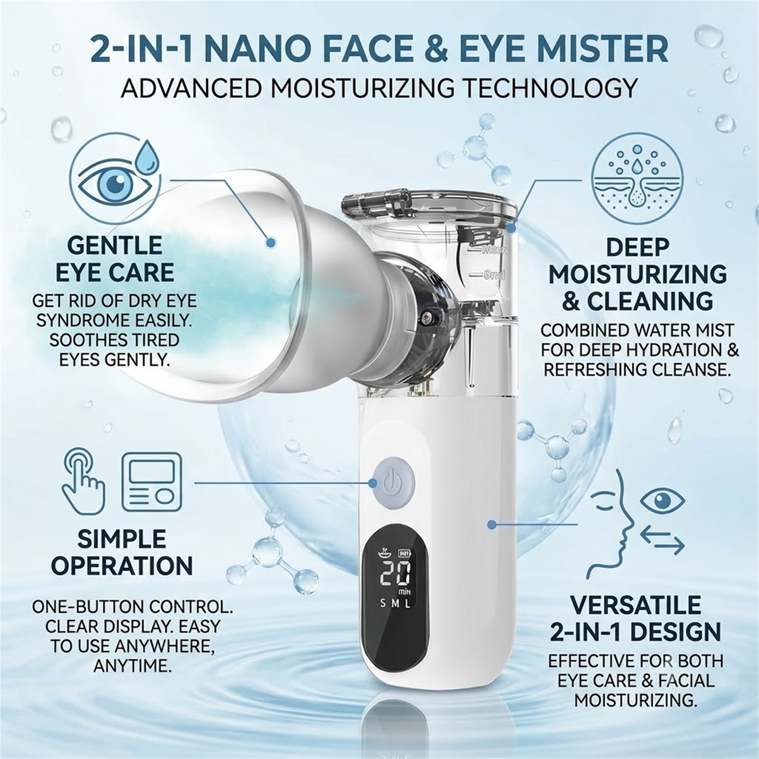 Mini Portable Facial Steamer - - đánh giá và giá Facial Steamer Nano