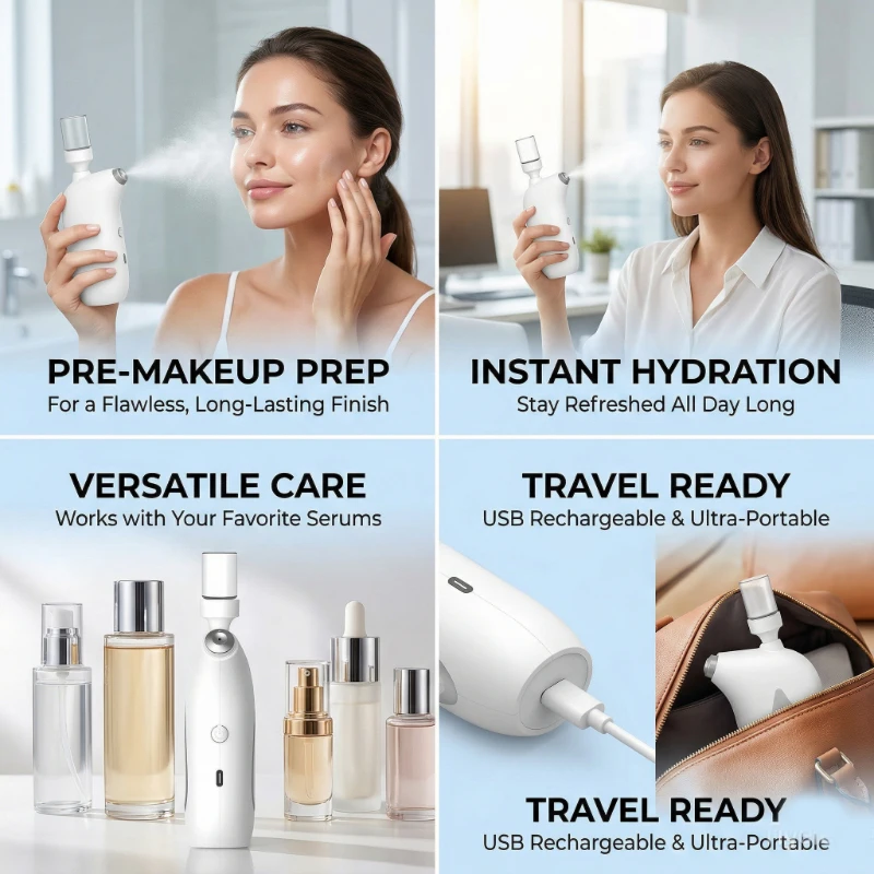 Portable Nano Facial Vaporizer - đánh giá và giá Facial Steamer Nano