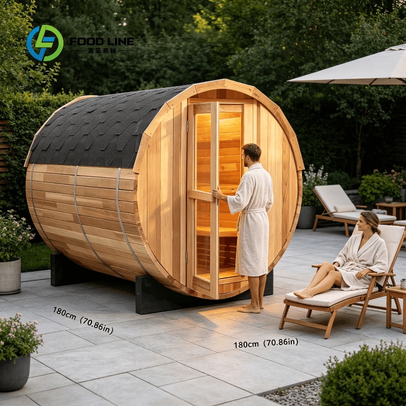 Customized Outdoor Dry Sauna R - đánh giá và giá Spa Wellness Design