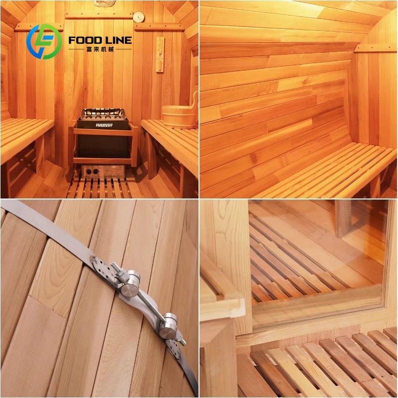 Customized Outdoor Dry Sauna R - đánh giá và giá Spa Wellness Design