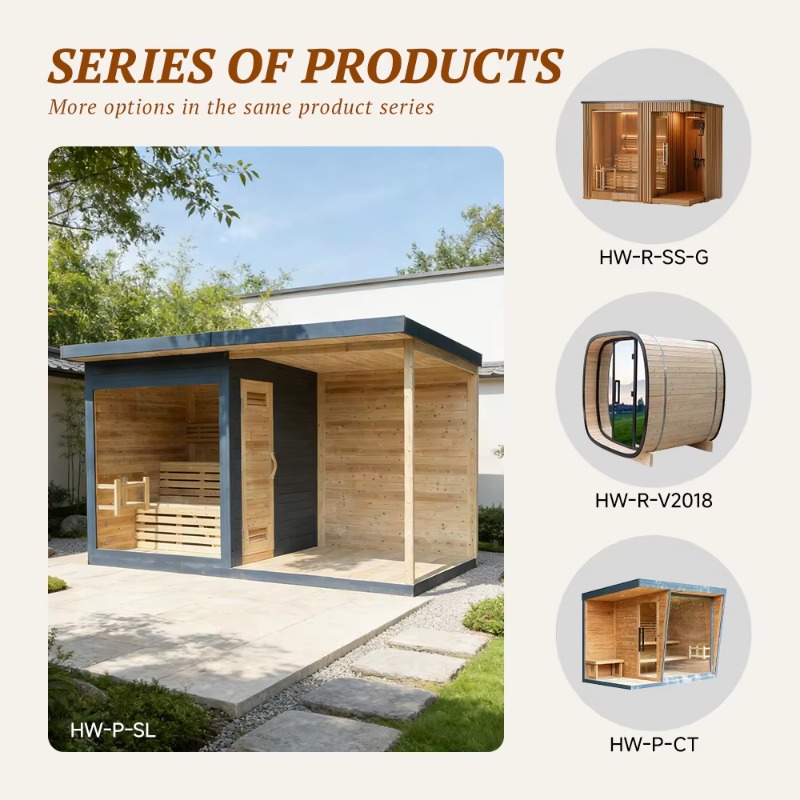 Wood Sauna Cabin Matching Ice  - đánh giá và giá Wellness Resort Spa