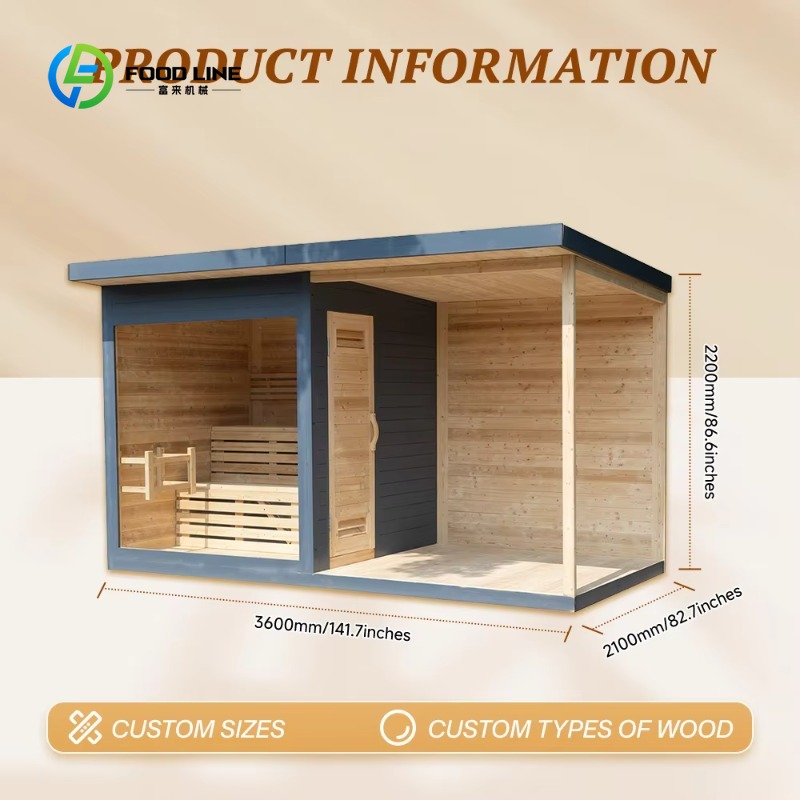 Customized Outdoor Sauna House - đánh giá và giá Wellness Resort Spa