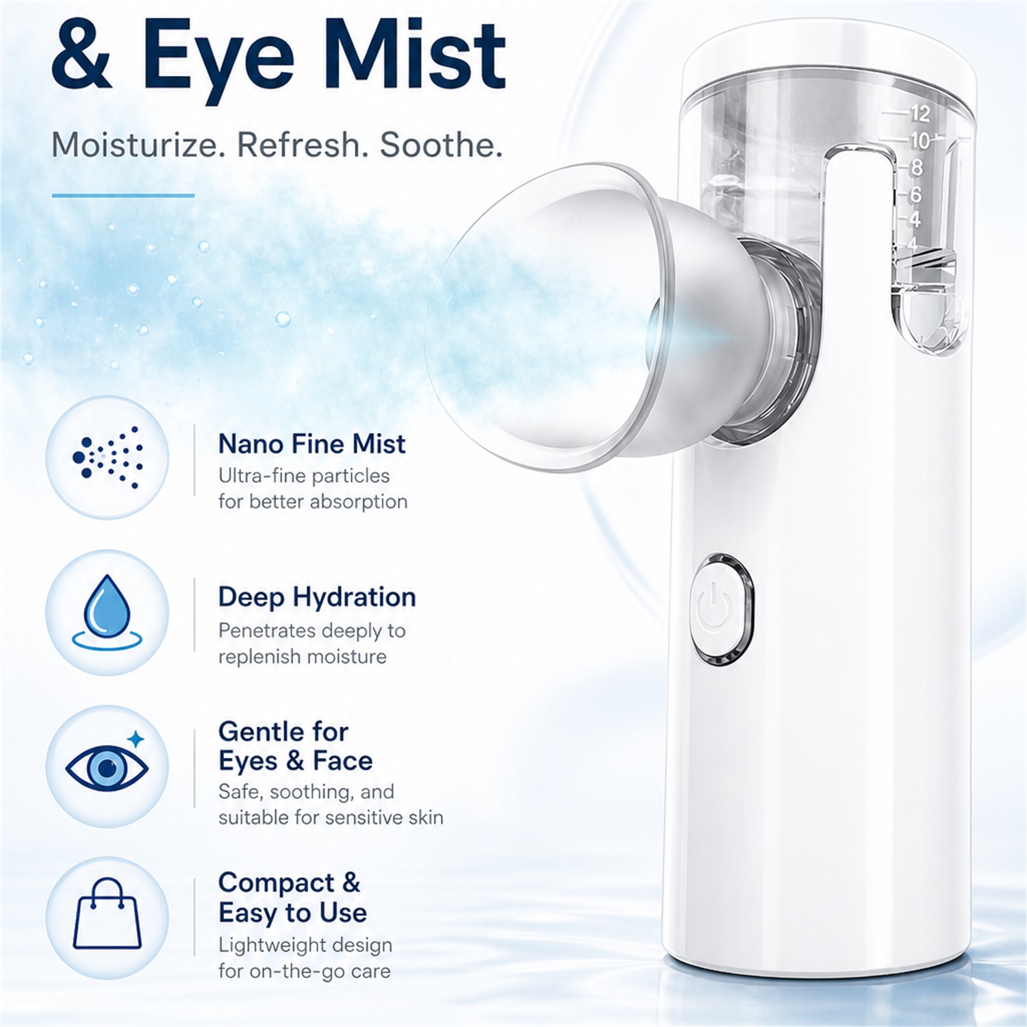 Eye Nano Sprayer Electric Eye  - đánh giá và giá Facial Steamer Nano