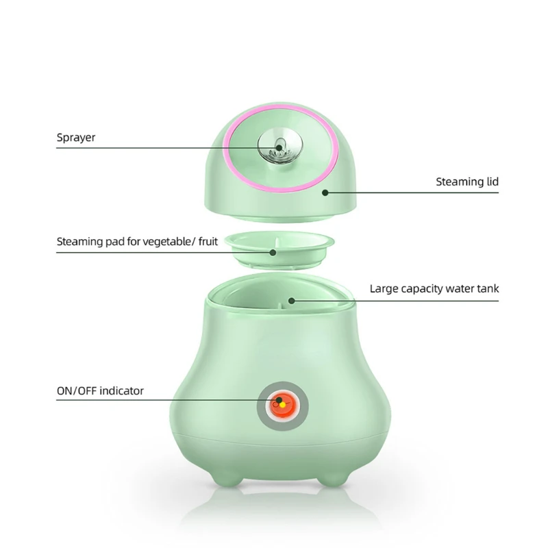 Fruit and Vegetable Facial Ste - đánh giá và giá Facial Steamer Nano