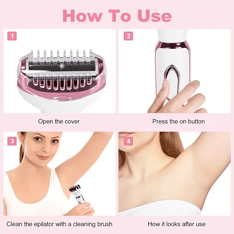 4‑in‑1 Wireless Electric Shave - đánh giá và giá Epilator Wireless
