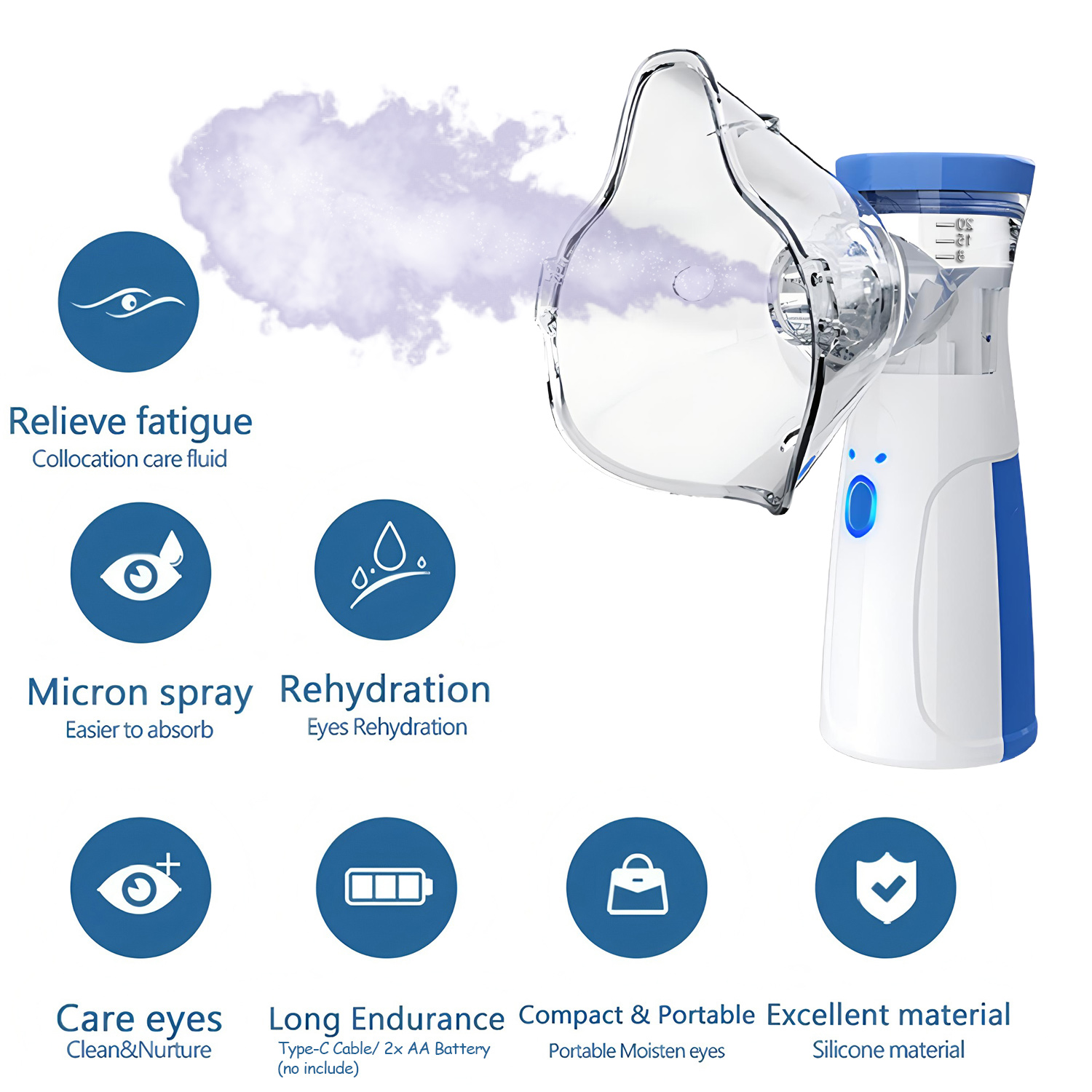 Mini Portable Humidifier Facia - đánh giá và giá Facial Steamer Nano