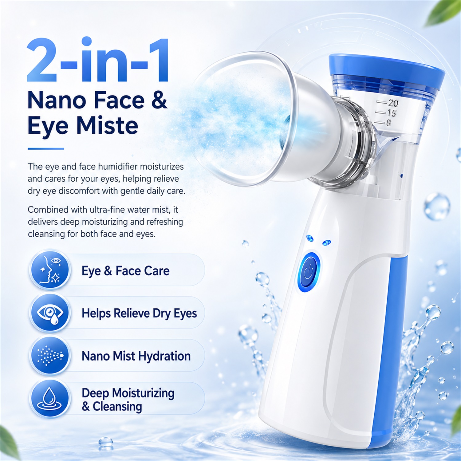Handheld Facial Nano Mister Po - đánh giá và giá Facial Steamer Nano