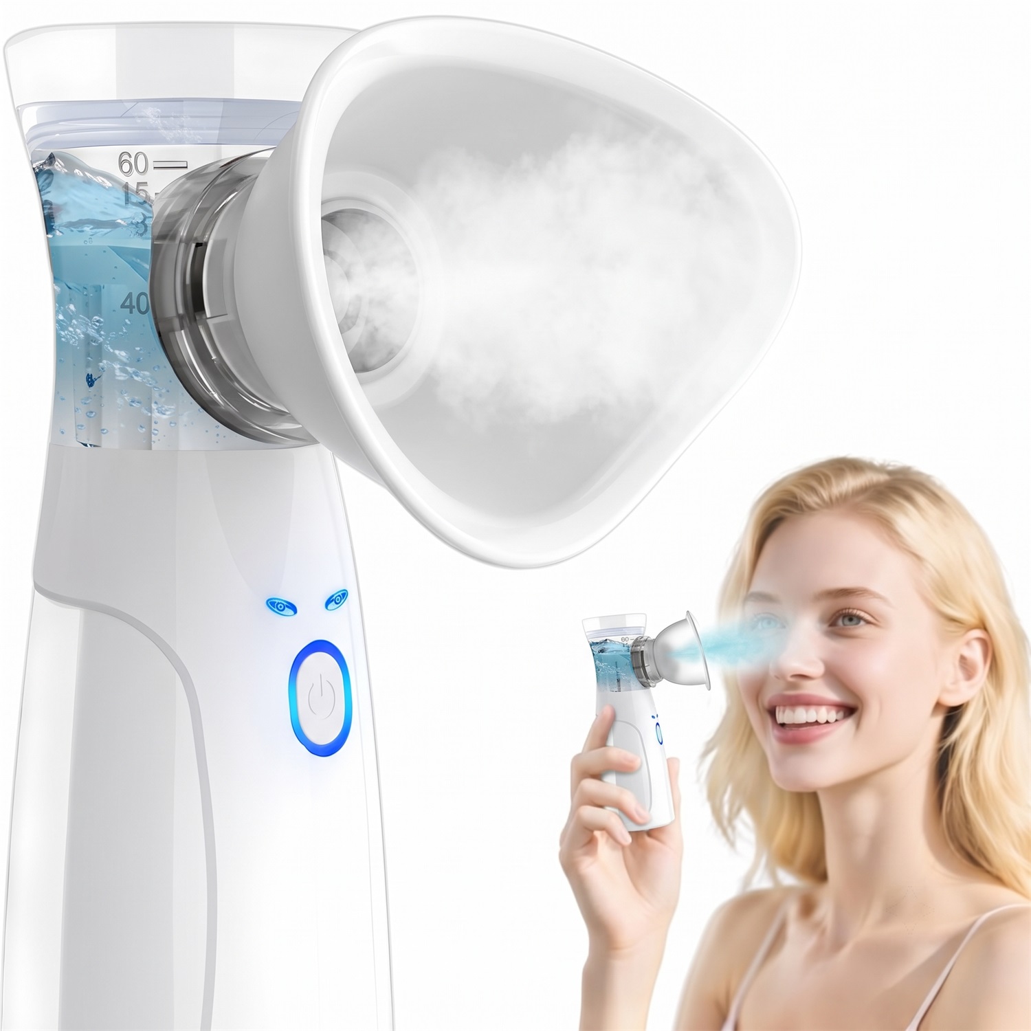 Handheld Facial Nano Mister Po - đánh giá và giá Facial Steamer Nano