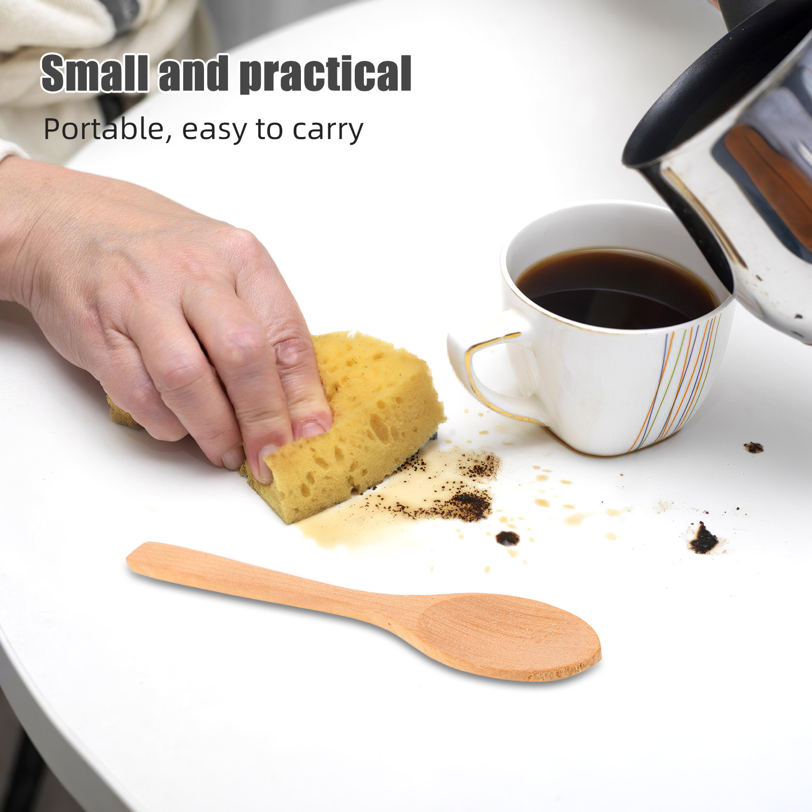 10Pcs Ice Cream Spoon Wooden M - đánh giá và giá Sugar Scrub Coffee