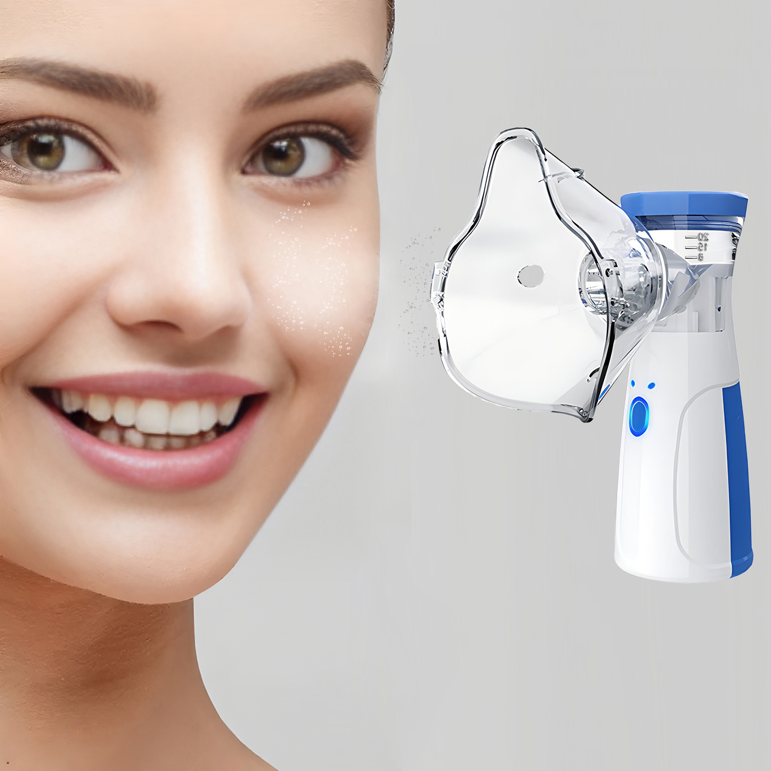 Mini Facial Steamer Silent Mes - đánh giá và giá Facial Steamer Nano