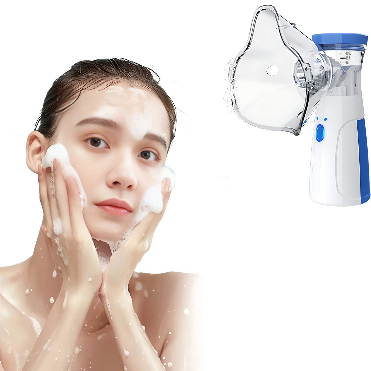 Mini Facial Steamer Silent Mes - đánh giá và giá Facial Steamer Nano