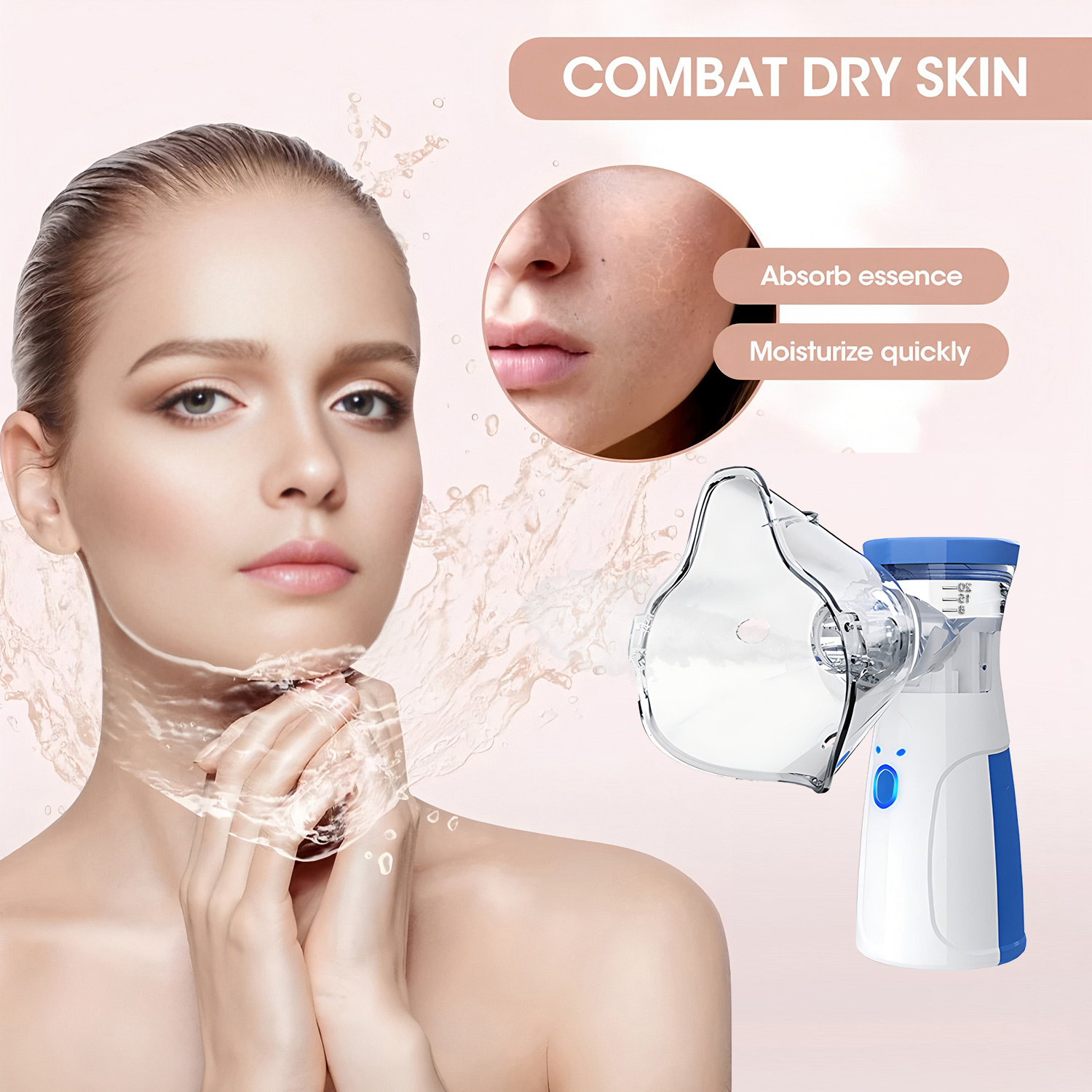 Mini Facial Steamer Silent Mes - đánh giá và giá Facial Steamer Nano